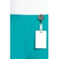 thumbnail image 3 of Infinity Women's Pull-on Scrub Cargo Pants with Mid-Rise Tapered Leg and 5 Pockets Plus Size, IN120A, 3XL, Teal Blue - 3X-Large,Teal Blue, 3 of 6