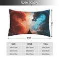 thumbnail image 2 of Sikiie Red And Blue Sky Dragon Pillow Covers, Throw Pillow Case Cushion Covers,Cushion for Bedroom,Couch,Home-16"x24", 2 of 6