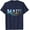 Navy, variant on Maui Hawaii Hawaiian Islands Surf Surfer Gift Unisex T-Shirt for Men Women,Black Color,Size XL