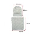 thumbnail image 4 of Viworld Women Winter Beanie Hat Scarf Set Thick Knitted Skull Cap with Neck Warmer, 4 of 5