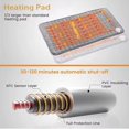 thumbnail image 3 of Electric Heating Pad, 30 x 60cm, Dark Gray, Relieves Neck/Shoulder/Muscle/Back/Arm Pain, 4-Speed Smart Timer & Auto Shut-Off, Heating Pad, Moist Heating Pad, 3 of 5