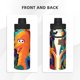 thumbnail image 3 of Botella de agua aislada deportiva de Barrio Sésamo, de acero inoxidable, portátil, para exteriores, botella de agua, moda, viajes, fitness, estudiantes, talla única., 3 of 7