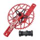 thumbnail image 1 of 130 BCD 50 52 52T de cadena de montaña bicicleta de carretera 170mm cigüeñal angosto ancho CNC de cadena redondo conjunto de de 52T rojo Baoblaze Brazo de manivela de bicicleta plegable, 1 of 8