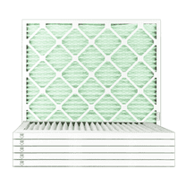 Filters Fast 30x30x1 Pleated Air Filter (6 Pack), Merv 13 | 1" AC Furnace Air Filters, Made in the USA | Actual Size: 29.5"x29.5"x0.75