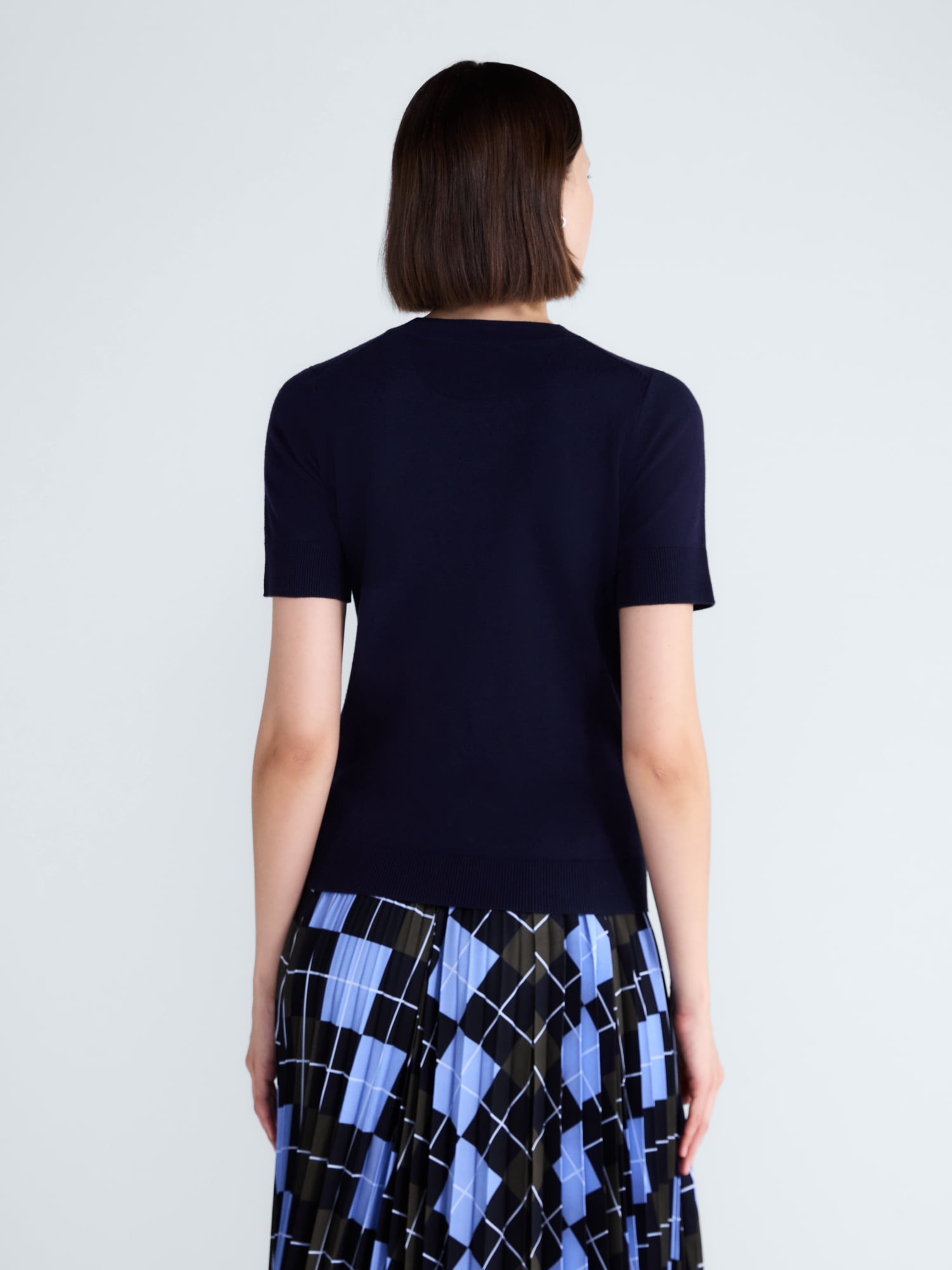 Free Assembly Women's and Women's Plus Cozy Yarn Sweater Tee with Short Sleeves, Sizes XS-4X