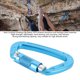 thumbnail image 3 of Cerradura De Escalada En Roca, Clip De Escalada De Bloqueo Automático De Acero Inoxidable De Aluminio Para Aviones De Alta Resistencia 25KN Para Espeleología, 3 of 7