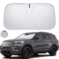 thumbnail image 1 of LSLJS Sunshade Car Window Shades Portable Car Sunshade Summer Front Windshield Sunshade Car Thermal Insulation Sunscreen Foldable Dual-Ring Sunshade Car SUV-Trucks Universal, 1 of 7