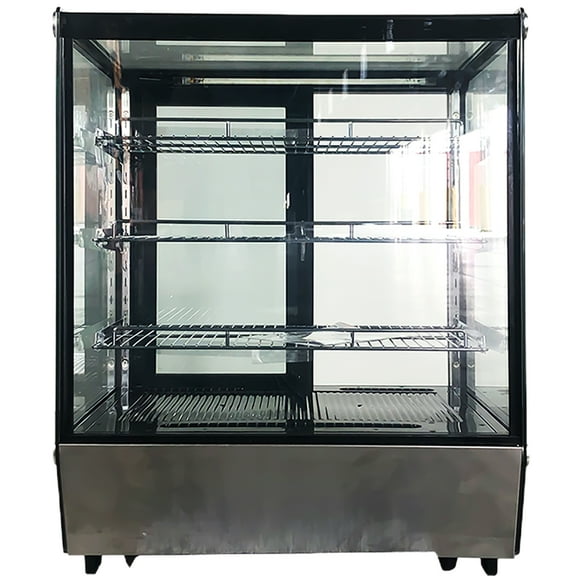 NSF 28 in. Refrigerated Display Case, 5.1 Cu.Ft. Countertop Bakery Display Case, Countertop Display