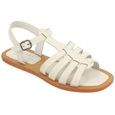 

Journee Collection Womens Benicia Tru Comfort Foam Buckle Flat Sandals