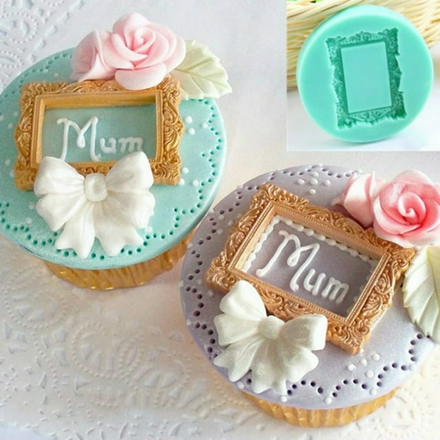 Cake Baking Mold Vintage Rectangle Shape Silicone Homemade for Kitchen
