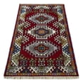 thumbnail image 7 of Hand Knotted traditional Kazak Red and Ivory Antique Traditional Tribal Armenian Rug | KZA3, 7 of 7