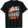 thumbnail image 1 of ALVORD This Is My Running Shirt Gaming Computer Gift T-Shirt Unisex S-5XL, 1 of 4