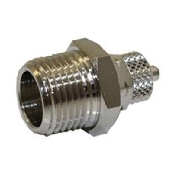 Snow Performance 3/8in NPT - 1/4 Quick Connect Straight Res Fitting