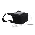 thumbnail image 4 of Yuarrent Bolsa de cintura OxfordCloth impermeable para motocicleta, Pedal de haz delantero, cesta frontal, bolsa de manillar portátil Ropa Deportiva, Zapatos, 4 of 6