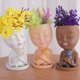 thumbnail image 5 of [Marrón] Florero Gato Niña Arreglo floral Accesorios Innovación Maceta creativa, 5 of 5
