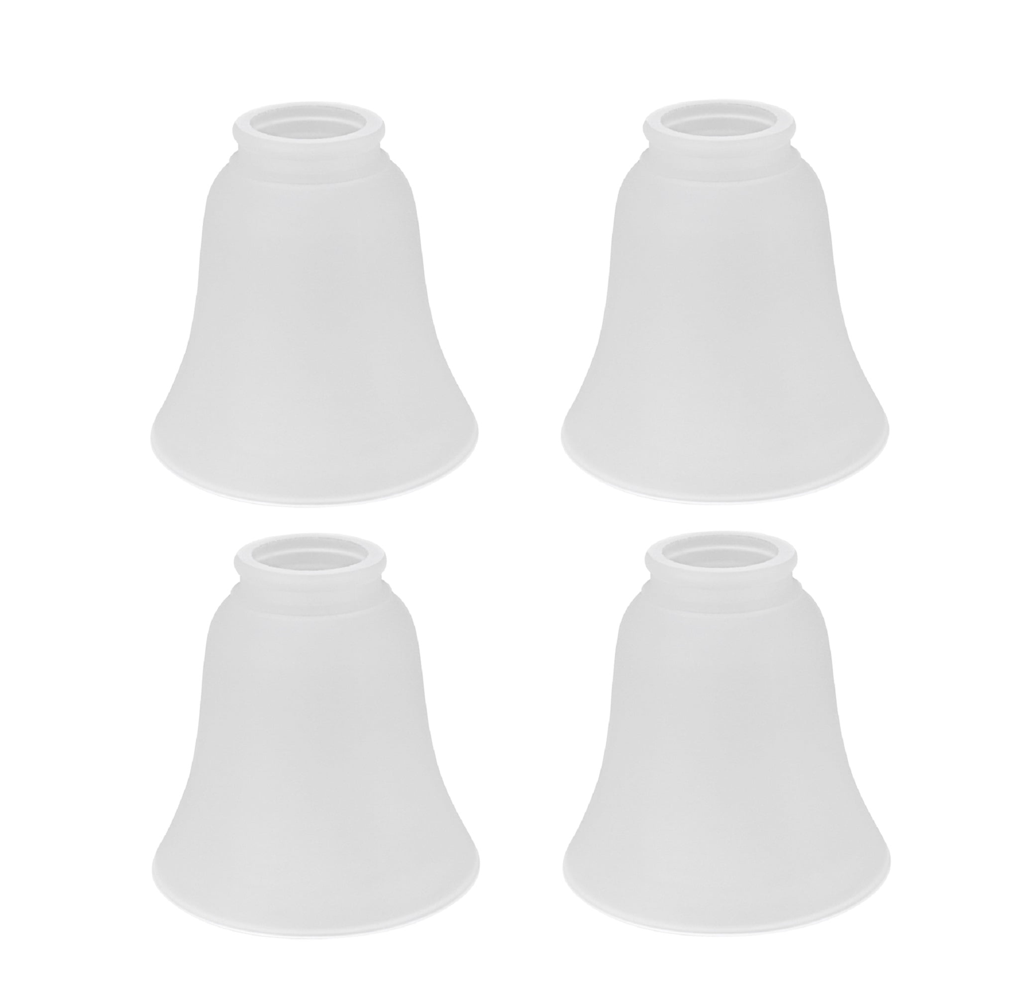 Aspen Creative 230464 Transitional Style Bell Shaped Frosted Replacement Glass Shade