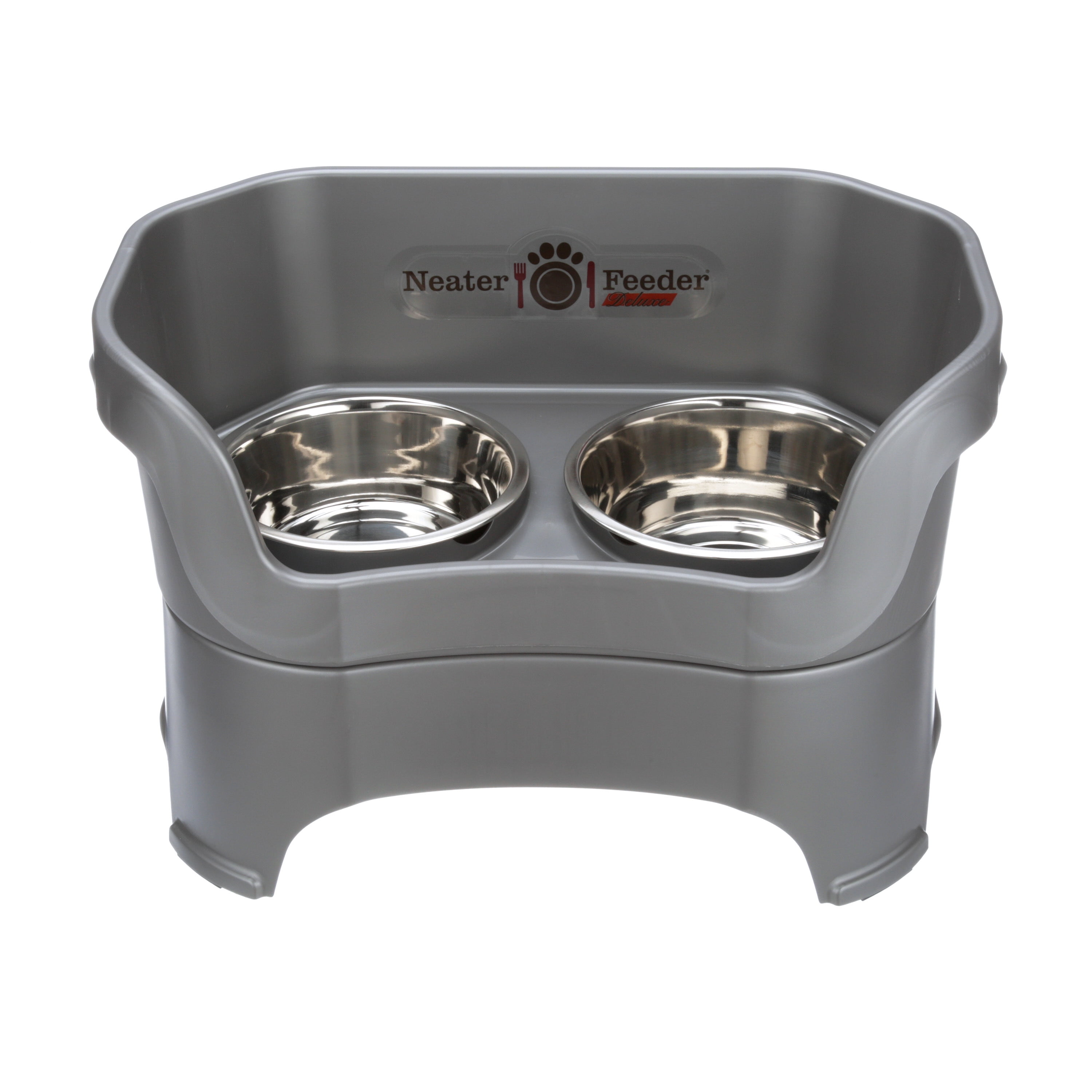 Neater Feeder Deluxe  Mess-Proof Elevated Bowls for Dogs & Cats – Neater  Pets