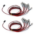 thumbnail image 1 of Modelo de luces de material, RC LED Light RC Car Light 16 Luces Reemplazo para 1/10 1/8 HSP Redcat R Tomshoo  16 piezas, 1 of 7