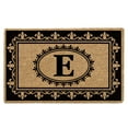 thumbnail image 1 of Fleur de Lys 22" x 36" HeavyDuty Coir Doormat - Monogrammed E, 1 of 1