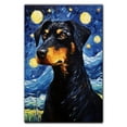 thumbnail image 3 of Beauceron Dog Canvas Wall Art - Starry Night Van Gogh Dog Canvas Print Dog Sayings Painting Home Office Wall Decor Framed Dog Lover Gift, 3 of 6