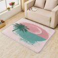 thumbnail image 2 of Washable Rugs 2x3 Tropical Palm Tree Rug & Home Decor - Front Door Mat Indoor Entrance, Hawaii Rugs for Entryway, Non Slip Soft Small Area Rug, Hawaiian Carpet & Room Decorations Y-&2, 2 of 7