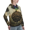 thumbnail image 6 of Kdxio Surreal Brain Tree Print Womens Oversized Hoodies Sweatshirts Hooded Pullover Tops Sweaters Casual-Large, 6 of 7