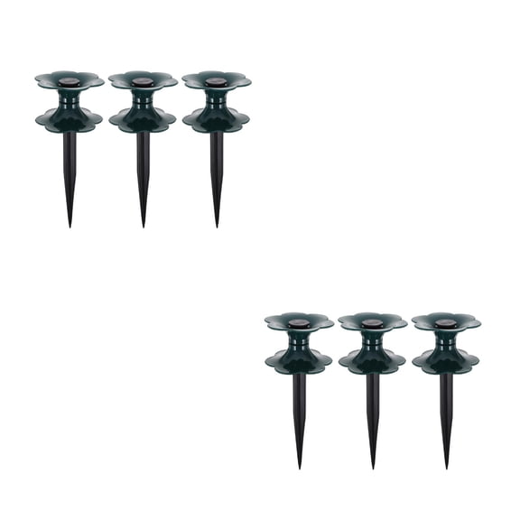 Masteelf 6 pcs  Gardening Water Hose Guide Stakes Lawn Water Hose Holders Guide Spikes Hose Guide Spikes Lawn Hose Supports Lawn Support Spikes