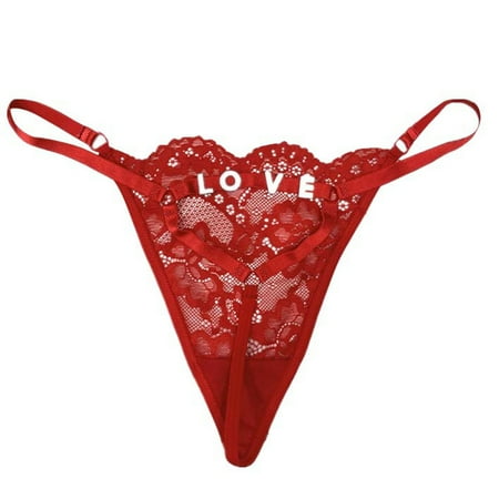 Yuhangmm Women s Panties Women s Letter Lace Underwear Women s Lace Thong Women s Sexy Underwear Boy Cut Underwear Women