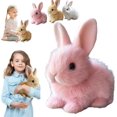 thumbnail image 7 of Bunby - My Realistic Bunny Toy,Vitality Bliss Bunny,Realistic Bunny Toy for Kids,Vitality Bliss Stuffed Bunny with Sounds and Movements (White), 7 of 7