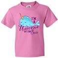 thumbnail image 3 of Inktastic Cute Narwhal I'm a Unicorn of the Sea Youth T-Shirt, 3 of 5