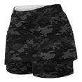 thumbnail image 4 of Aueoeo Womens Skorts Plus Size Skorts for Ladies Floral Printed High Waist Athletic Sports Pants Skirt Casual Shorts 4X-Large, 4 of 6