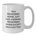 thumbnail image 2 of Funny Christmas Unique Gifts for Registered Nurses - White Coffee Mug - 'I'm A Registered Nurse...', 2 of 4