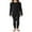 Black Printed, variant on Charmo Thermal Outfit Sets for Kids Athletic Top and Bottom Activewear Sets Boys Girls Long Johns Set Winter Base Layer