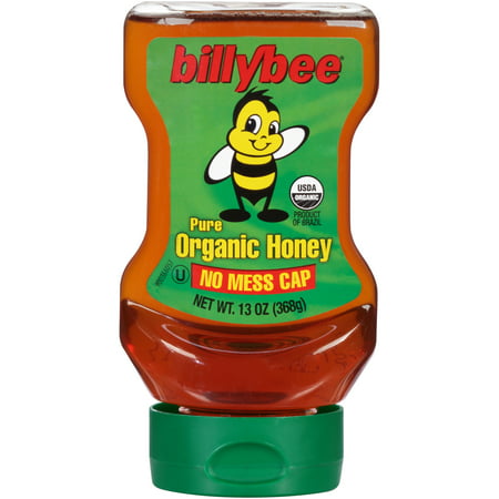 Billy Bee Pure Organic Honey Honey, 13 oz