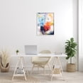thumbnail image 2 of Stupell Industries Dancing Woman Abstract Expressive Painting Lively Rainbow Tones White Framed Art Print Wall Art, 24x30, by Design Fabrikken, 2 of 5