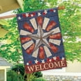 thumbnail image 5 of Briarwood Lane Primitive American Barnstar House Flag, 5 of 6