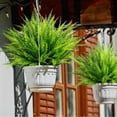 thumbnail image 5 of Zukuco 12PCS Artificial Plants Outdoor, Faux Boston Fern for Planter, UV Resistant Fake Greenery Stems for Indoor Outside Patio Front Porch Home Decor, 5 of 6