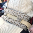 thumbnail image 3 of Ethnic Inspired Post Surgery Seatbelt Pillow - Mastectomy Car Cushion, Retro Floral, Lightweight, 3 of 7