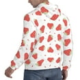 thumbnail image 6 of Sikiie Hand Drawn Strawberry Men's Hoodie, Essentials Hoodie, Sweatshirt, Pullover Hooded Sweatshirt for Men-XX-Large, 6 of 7