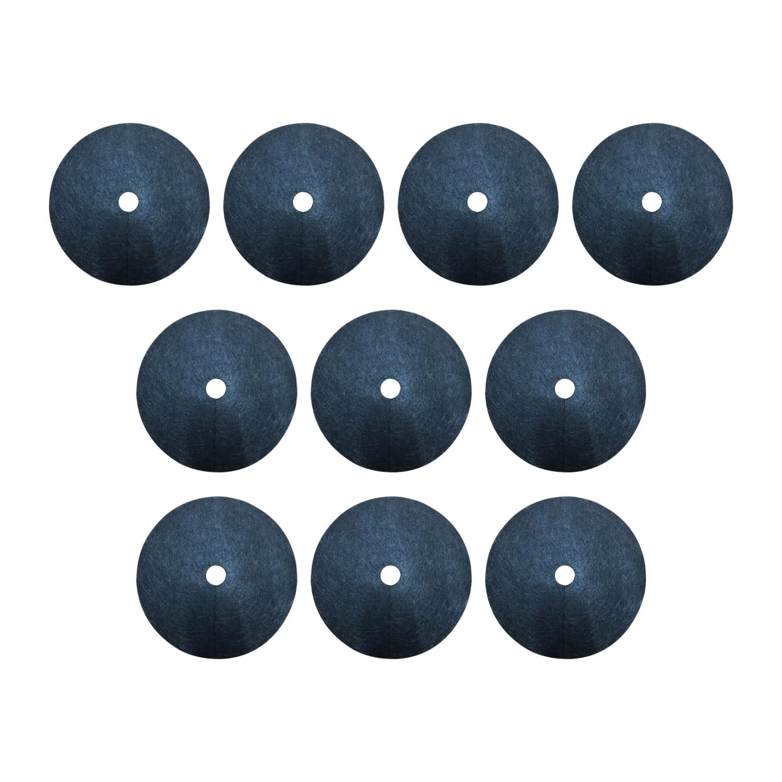FashionCha 10 Pieces Tree Mulch Rings for Weed Control Fruit Tree Protector Thickened Plant Black