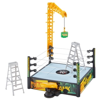 Mattel WWE Authentic Scale WrestleMania Raw Main Event Ring Kids