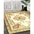 thumbnail image 2 of Ahgly Company Indoor Rectangle Traditional Corn Yellow Medallion Area Rugs, 4' x 6', 2 of 6