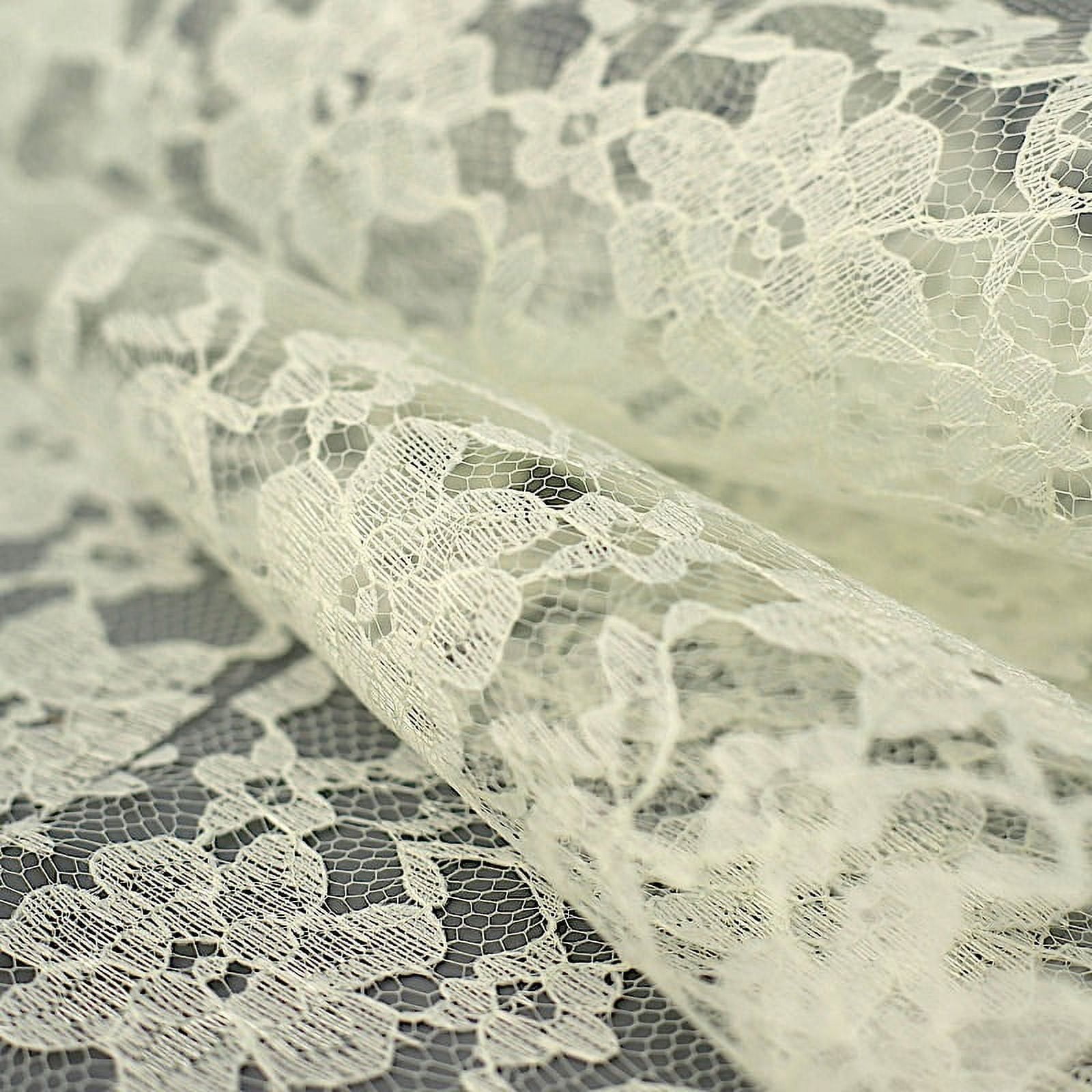 10 Yards Lace Ribbon Floral Pattern Fabric By The Roll - Temu