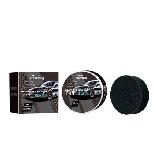 Rayhong Pasta de Recubrimiento Automotriz para Reparación de Pintura, Agente de Brillo y Descontaminación, Kit de Mantenimiento Anti-Rayaduras con Esponja para Carrocería, 147g