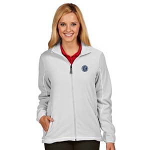 New York City FC Womens Ice Polar Fleece Jacket (Color: White) by