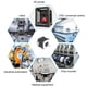 thumbnail image 4 of Riwesomey Impresora 3D Motor paso a paso 200mN.m 0,4 2 fases profesional portátil máquina de impresión Industrial reparación repuestos Accesorios Herramientas manuales Riwesomey TO010136-01, 4 of 6