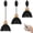 Black, variant on Kiven H-Type Track Lighting Adjustable Length, 3-Light Modern Halo Track Pendant Light with Iron Lampshade, H Track Light Pedant for Bedroom Kitchen Island