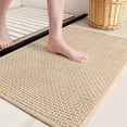 thumbnail image 1 of Alfombra de baño Color&Geometry, felpilla, color beige, 40 x 60 cm, absorbente, 1 of 7