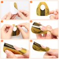 thumbnail image 3 of Guías adhesivas para extensión de uñas AHIER doradas en forma de herradura, 200 piezas, 3 of 7