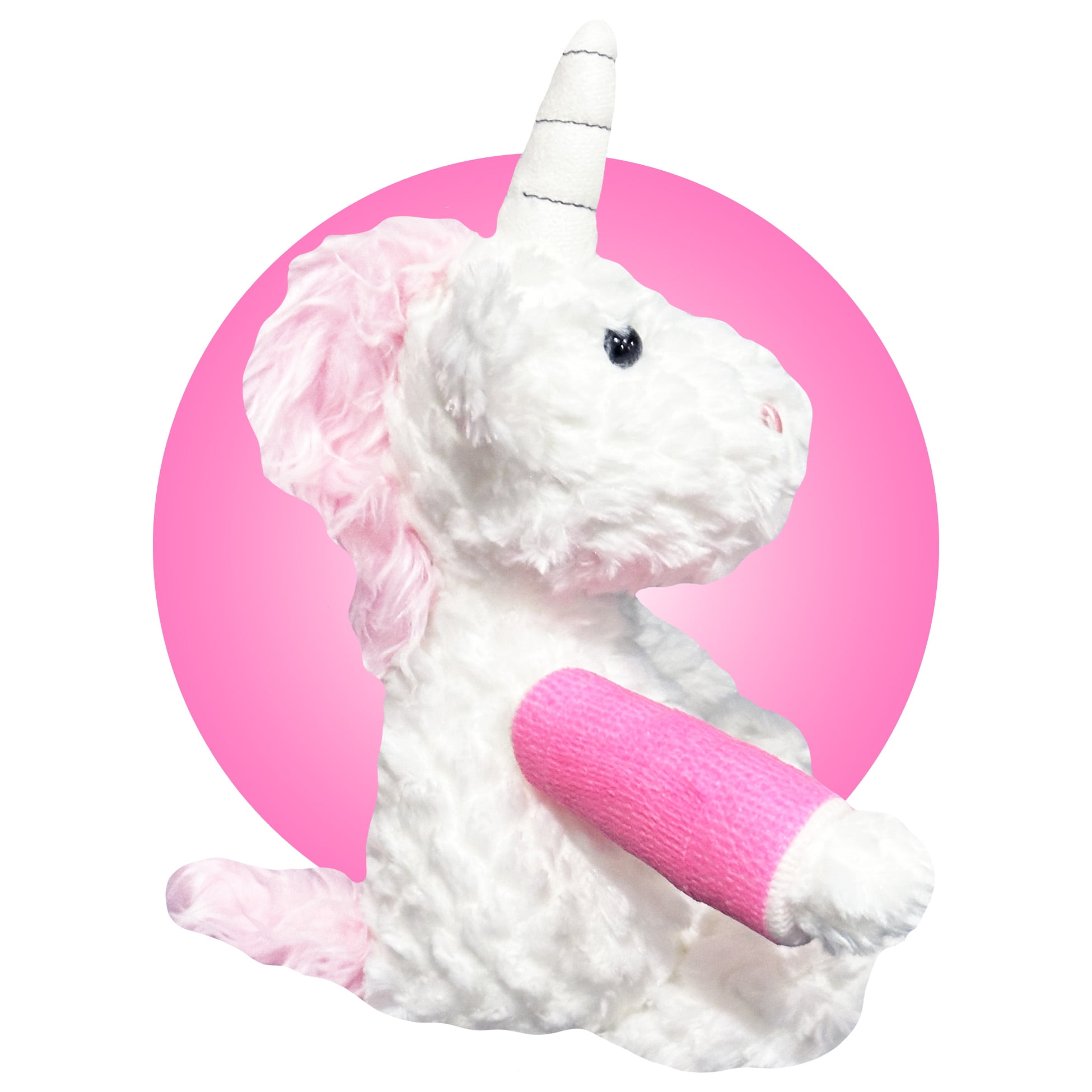 Broken Arm Gift for Little Girls - Get Well Soon Gift Kids - Stuffed Animal Unicorn wearing a Cast by Kikilishop